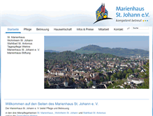Tablet Screenshot of marienhaus-freiburg.de